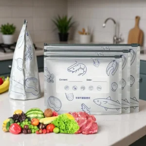 ২০ পিস ( ২.৫ কেজি) Aluminum Foil Zip Lock Storage Bag