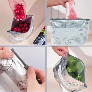 ৩০ পিস ( ২.৫ কেজি) Aluminum Foil Zip Lock Storage Bag